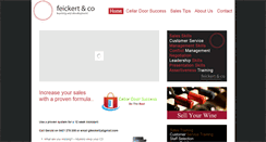 Desktop Screenshot of feickertandco.com